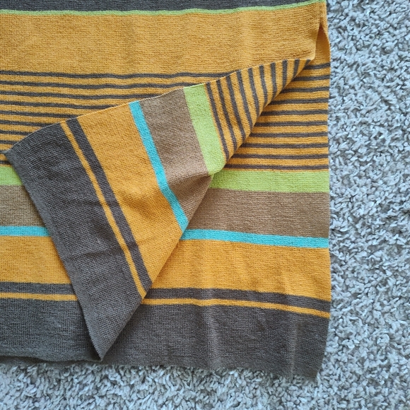 Double D Ranch Western LINEN Blend Maxi Skirt stripe bohemian southwest cowgirl - Picture 8 of 9